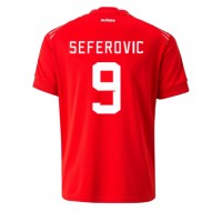 Maglie da calcio Svizzera Haris Seferovic #9 Prima Maglia Mondiali 2022 Manica Corta